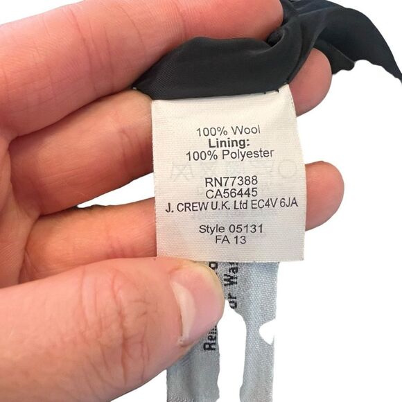 J. Crew 100% wool skirt. Lined size 4 - Picture 5 of 9